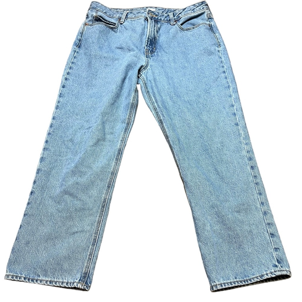 Old Navy Light Wash Straight Leg Jeans Size 12 Women